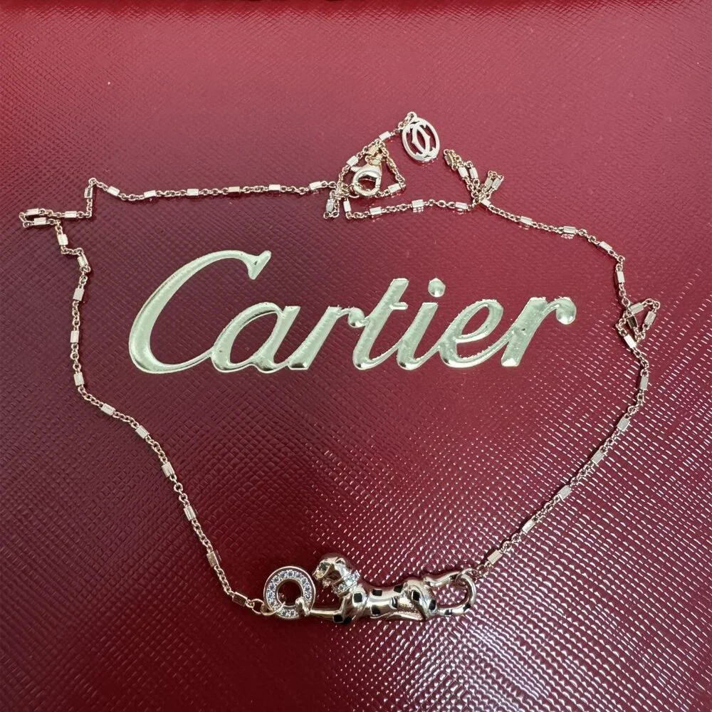 Cartier cheetah necklace 18K gold - Picture 7 of 8